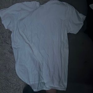 plan white mens shirt